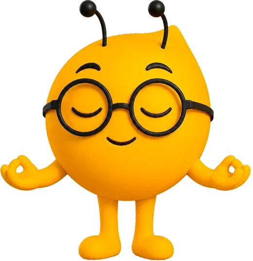 Mascote KOPSI representando a captação orgânica sem exposição pessoal do psicólogo