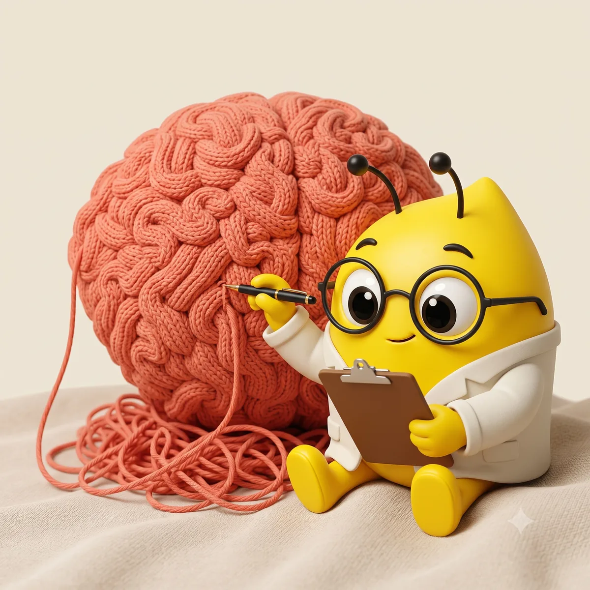 Como divulgar consultório de psicologia: mascote da KOPSI estruturando a captação de pacientes do consultório