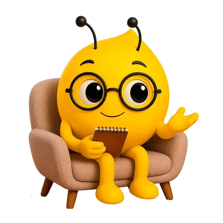 Mascote KOPSI representando a organização da clínica de psicologia